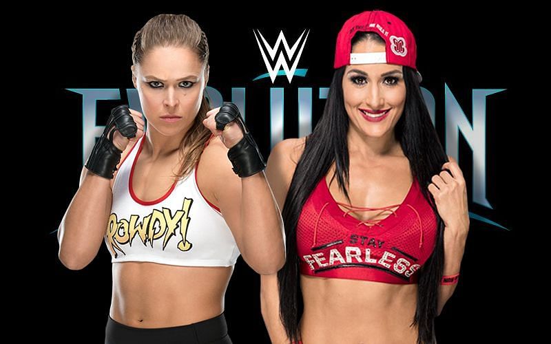 WWE Evolution: Nikki Bella vs Ronda Rousey