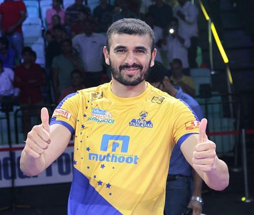 Ajay Thakur is the captain of Tamil Thalaivas in Pro Kabaddi League