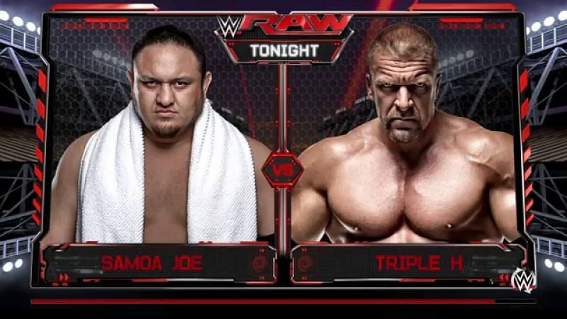 Joe Vs Triple H will be an all-out fight 