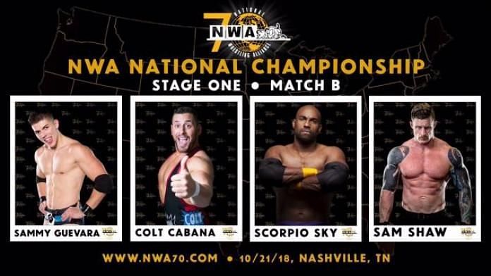 The first NWA National Championship Semi Final Match
