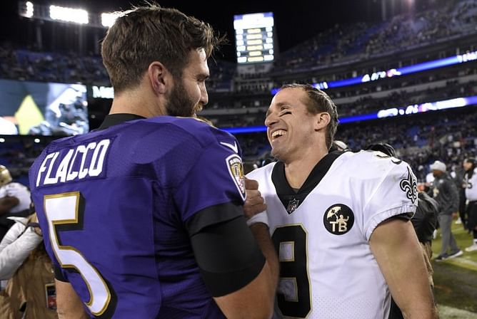 The Latest: Tucker's extra-point streak snapped at 222