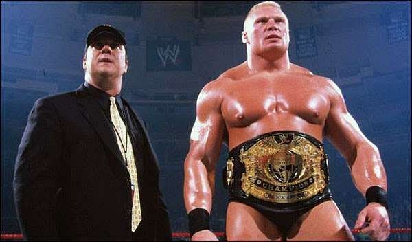 Brock, as WWE Undisputed WWE Champion.