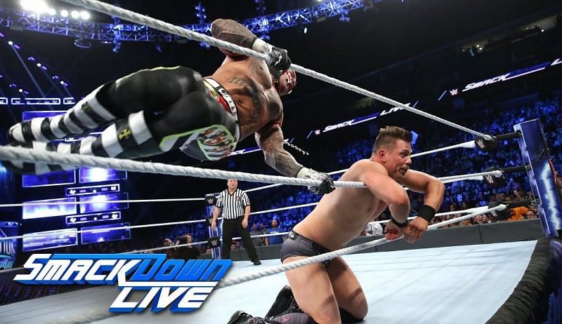 Rey Mysterio defeated The Miz in their singles match on SmackDown Live