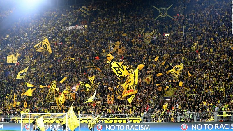 Image result for signal iduna park crowd