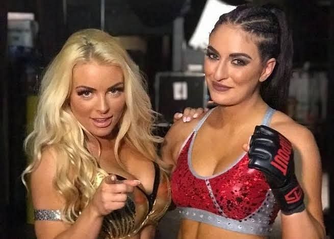 Mandy Rose and Sonya DeVille