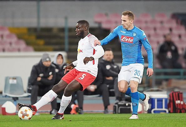 Upamecano starre with Leipzig last season