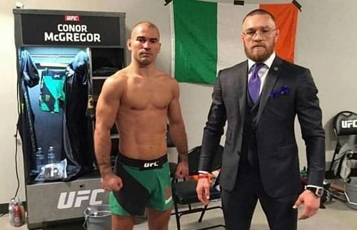 Artem Lobov (left)<p>