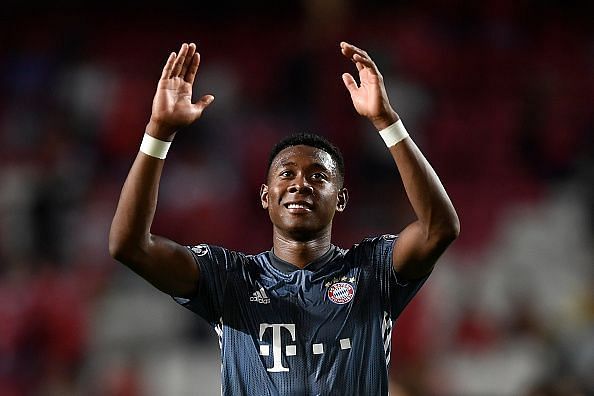 Alaba has played over 300 matches for Bayern with 29 goals so far