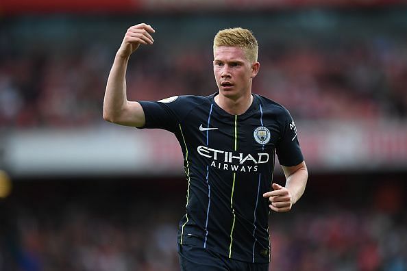 De Bruyne was one of the top performers in Europe during the previous campaign