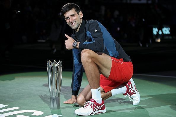 Djokovic after winning his 4th Rolex Shanghai Masters