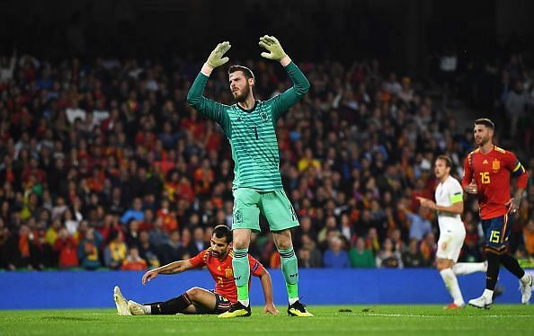 David de Gea in utter frustration