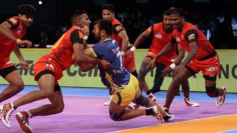 Thakur&#039;s form was one of the only bright spots in the match for the Thalaivas.