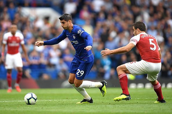 Chelsea and Spain striker Alvaro Morata continues to be a ghost of his former self