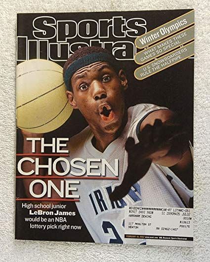 LeBron on the cover of SI at age 17