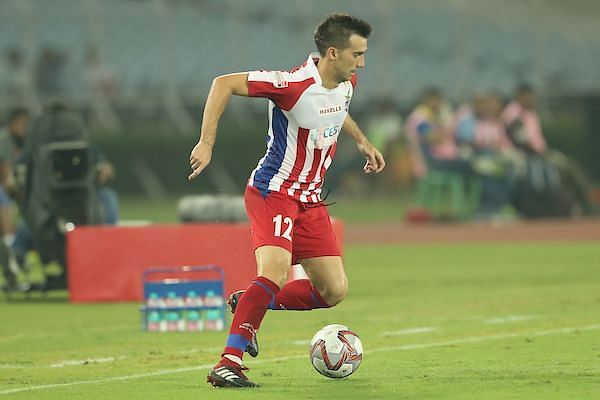 Manuel Lanzarote in action against Kerala Blasters [Credits: ISL]