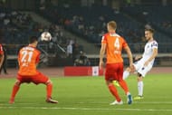Mihelic showed glimpses of what he is capable of doing in the match against FC Pune City (Image Courtesy: ISL)
