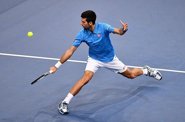 Novak Djokovic at the 2015 Paris Masters