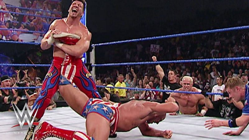 Kurt Angle and Eddie Guerrero worked excellently
