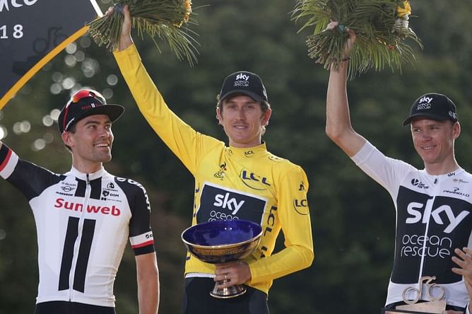 Geraint Thomas' Tour de France trophy stolen at cycling show