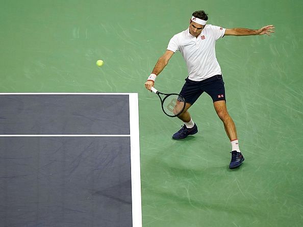 Federer was trying to punch above his weight at the Rolex Shanghai Masters semifinal clash