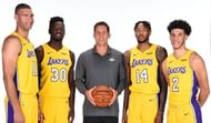The average age of the Lakers roster was 23.7 years last season.