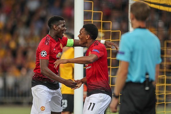 A lot could depend on Pogba and Martial