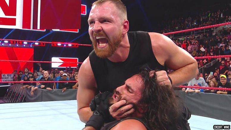 Ambrose turned on Rollins after winning the RAW tag team championships