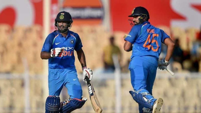 Image result for India vs West Indies 4th ODI Brabourne Rohit Sharma