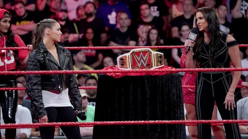 Ronda Rousey and Shayna Baszler could each end the night champions.