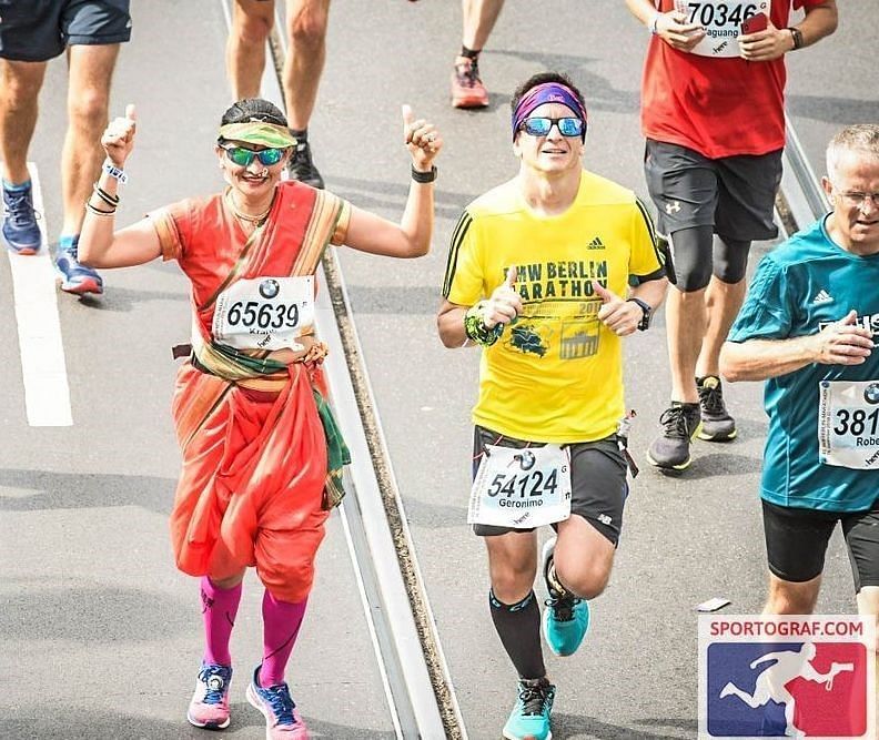 Kranti Salvi at Berlin Marathon