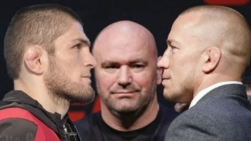 Khabib Nurmagomedov (left) vs Georges St-Pierre (right), will indeed be the fight to make.&Acirc;&nbsp;