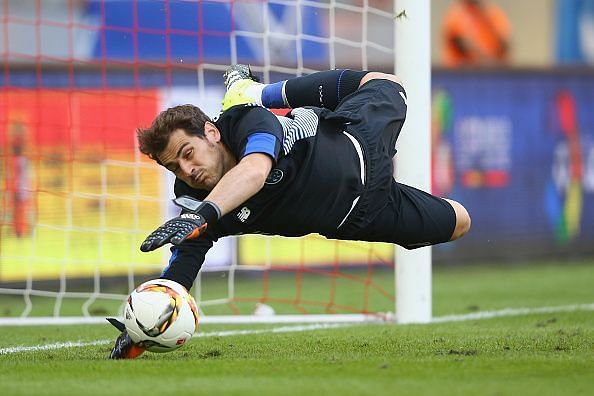 Former Spain and Real Madrid goalkeeper Iker Casillas