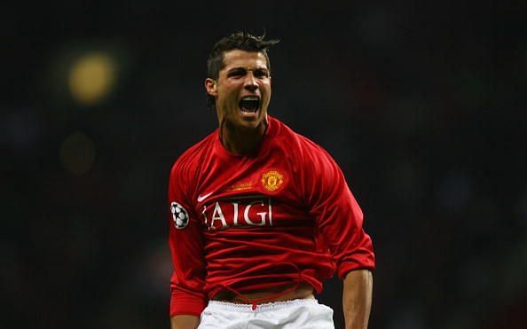 Ronaldo during his time with Manchester United