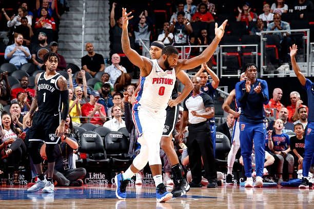 Andre Drummond has been working on his three-point shot