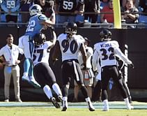 Newton scores 3 TDs, Panthers defeat Ravens 36-21