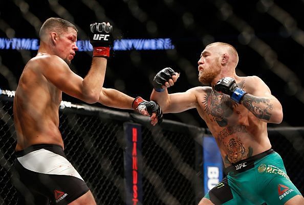 Nate Diaz and Conor McGregor have clashed twice before