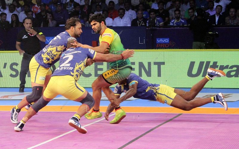 Pardeep Narwal was kept quiet by the Thalaivas defence