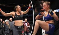 Amanda Nunes after her victory over Ronda Rousey at UFC 207