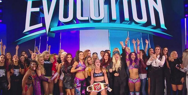 Evolution truly was a history-making night for WWE