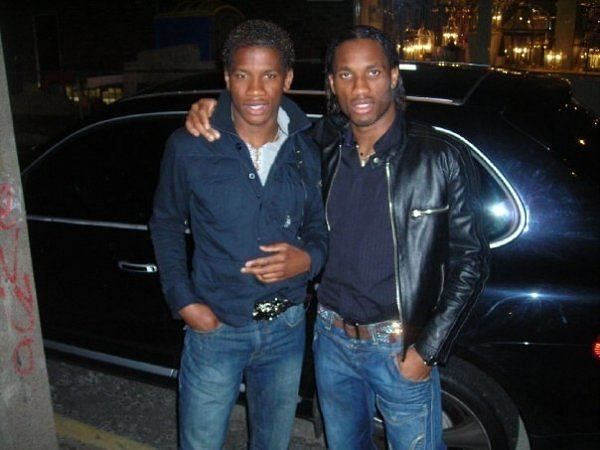 Joel Drogba (left) and Didier Drogba (right)
