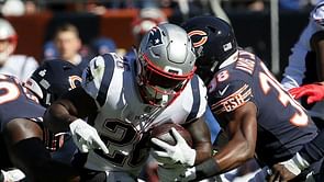 Patriots RB Michel out against Bears with gruesome knee injury
