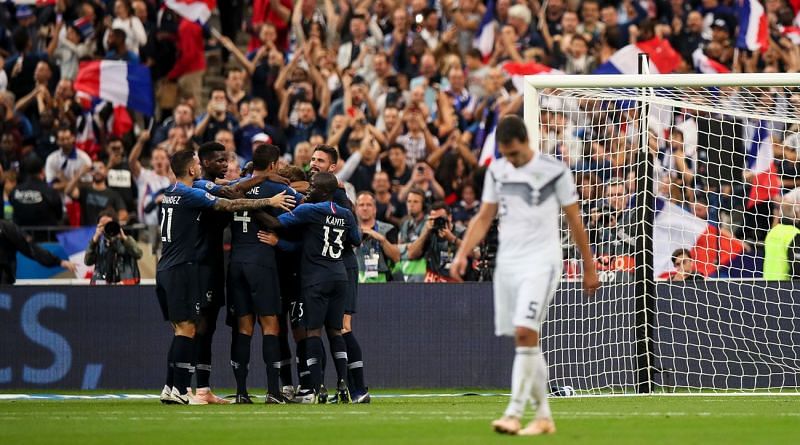 France all but condemn Germany to the lower league