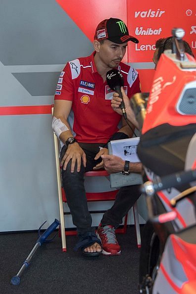 Jorge Lorenzo withdraws from Japan GP due to injuries