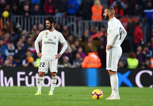 Isco and Benzema seem to lack the hunger needed to be at the club. Complacent?