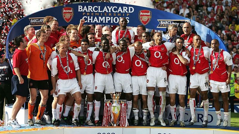 Arsenal Invincibles 2003/2004 squad