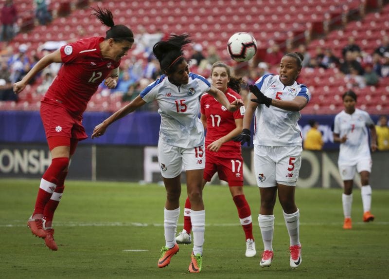 Canada gets into Women's World Cup with 70 win over Panama