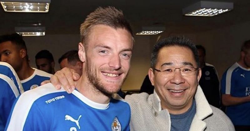 EJamie Vardy and Vichai