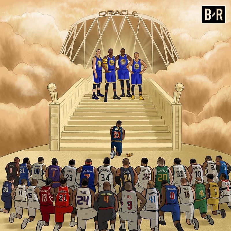 An interesting snippet by Bleacher Report surfaced after Cavs' yet another defeat to the golden squad in the NBA Finals.