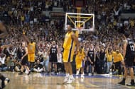 'Big Shot Rob' nails the three-point buzzer-beater that helped the Lakers beat the Sacramento Kings