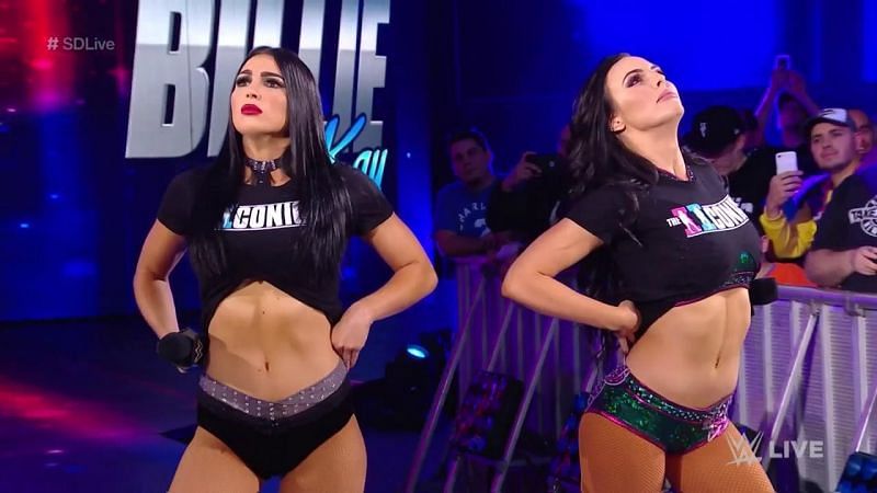 The IIconic duo interrupted Asuka and Naomi&#039;s tag team match